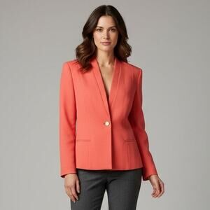 Vintage Walden Classics Blazer Jacket Pink One Button Professional Officewear